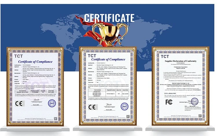 JXBT'S CERTIFICATIONS