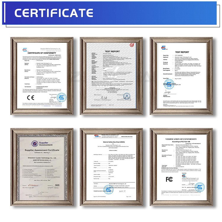 JXBT'S Certifications