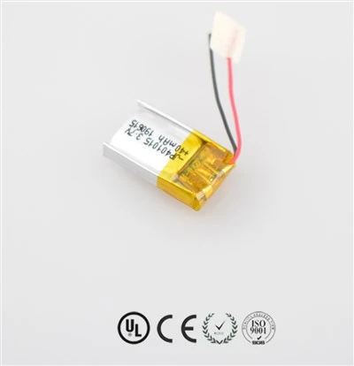 Batería de polímero de litio del fabricante de baterías de Shenzhen JP401015 40mah con PCB y cable
